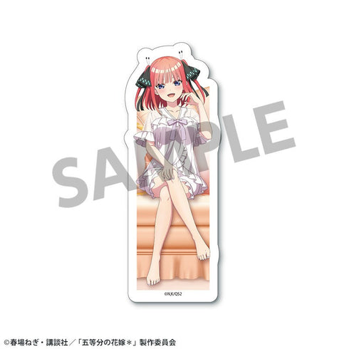 『五等分の花嫁*』描き下ろしダイカットステッカー 中野二乃 ナイトウェア ver.